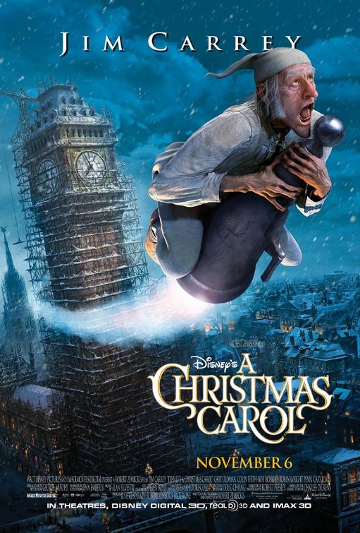 1000 piece jigsaw puzzle for the movie poster: A Christmas Carol (2009) ver4