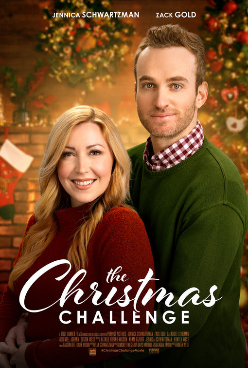 1000 piece jigsaw puzzle for the movie poster: The Christmas Challenge (2023)