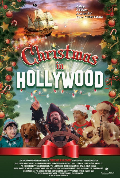 1000 piece jigsaw puzzle for the movie poster: Christmas in Hollywood (2014)
