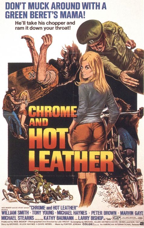 the movie poster: Chrome and Hot Leather (1971)
