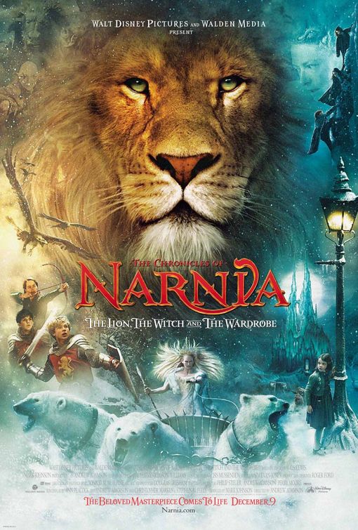 the movie poster: The Chronicles of Narnia: The Lion, The Witch and the Wardrobe (2005)