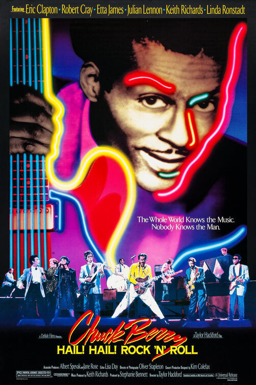the movie poster: Chuck Berry Hail! Hail! Rock 'n' Roll (1987)