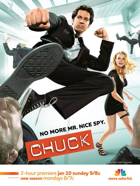 1000 piece jigsaw puzzle for tv poster: Chuck, ver4