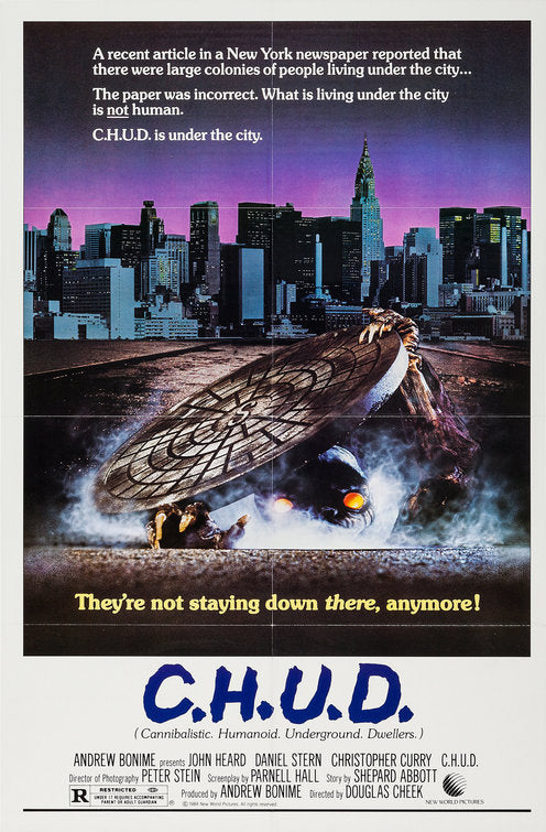 1000 piece jigsaw puzzle for the movie poster: CHUD (1984)
