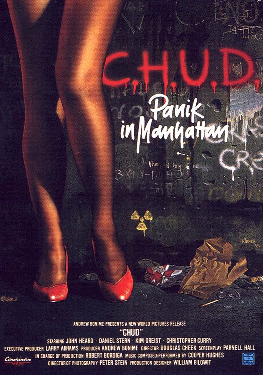 the movie poster: CHUD (1984) ver2