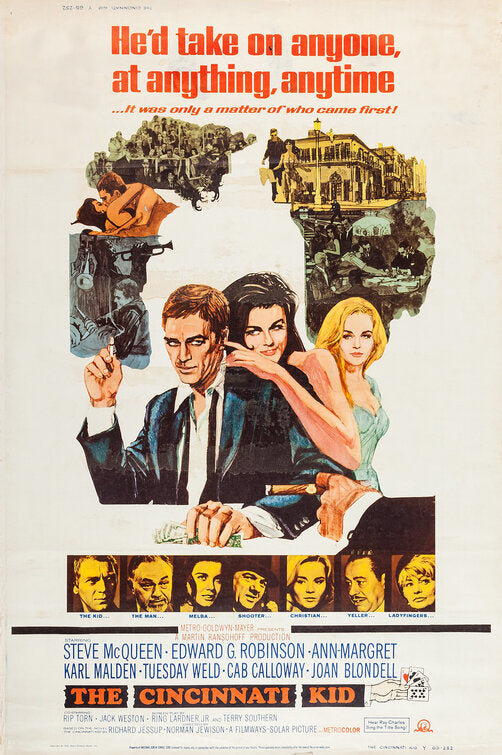 1000 piece jigsaw puzzle for the movie poster: The Cincinnati Kid (1965) ver4
