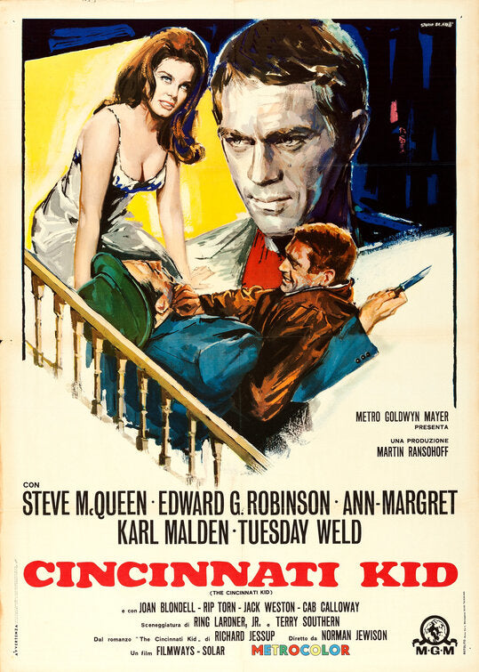 1000 piece jigsaw puzzle for the movie poster: The Cincinnati Kid (1965) ver6