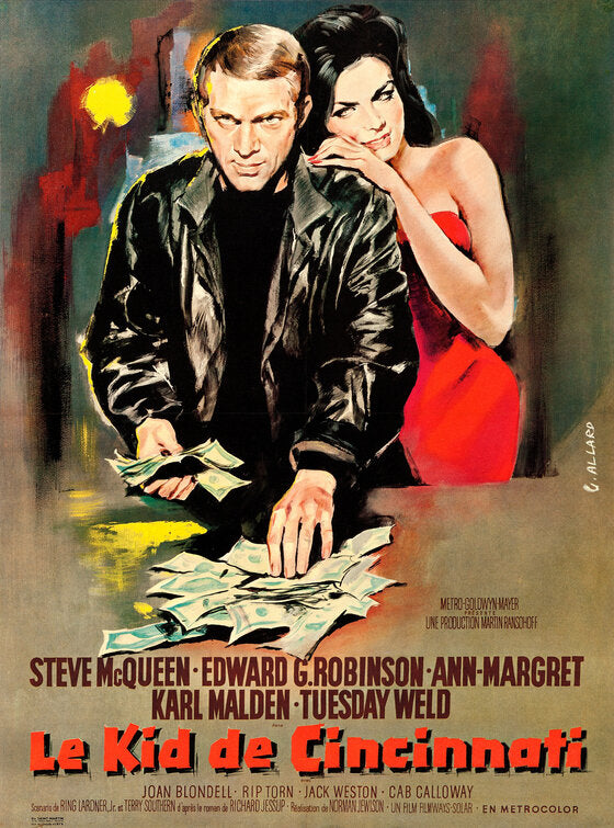 1000 piece jigsaw puzzle for the movie poster: The Cincinnati Kid (1965) ver7