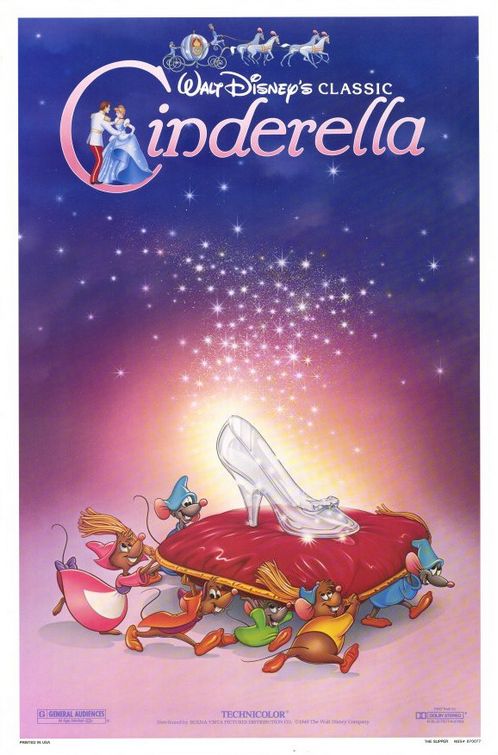 the movie poster: Cinderella (1950) ver3