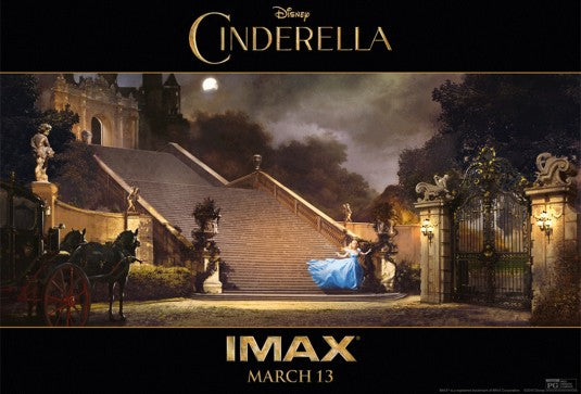 1000 piece jigsaw puzzle for the movie poster: Cinderella (2015) ver6