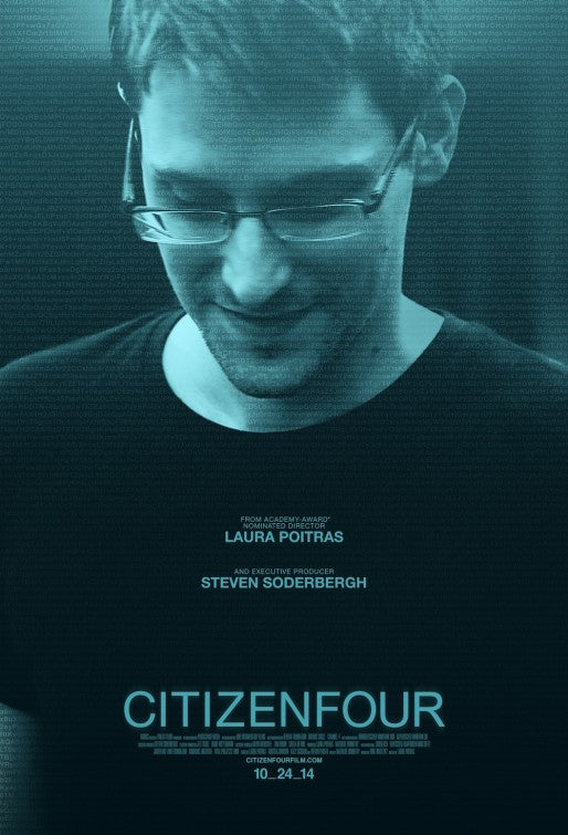 1000 piece jigsaw puzzle for the movie poster: Citizenfour (2014)