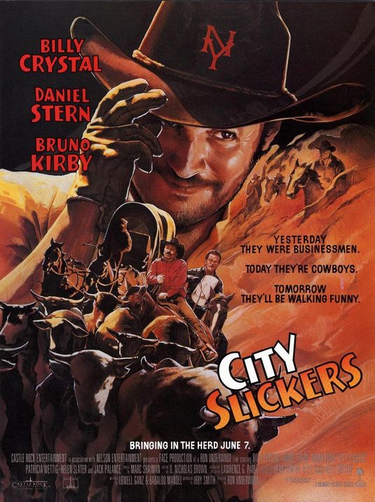 the movie poster: City Slickers (1991)