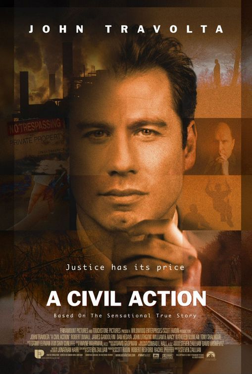 the movie poster: A Civil Action (1998) ver2