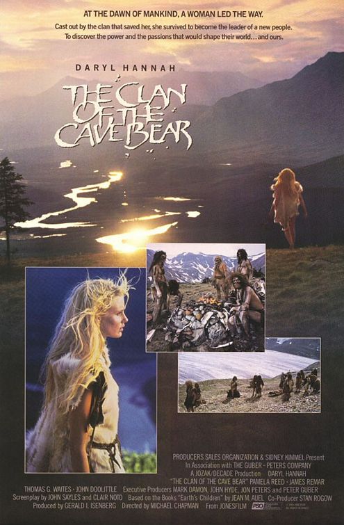 the movie poster: The Clan of the Cave Bear (1986) ver2