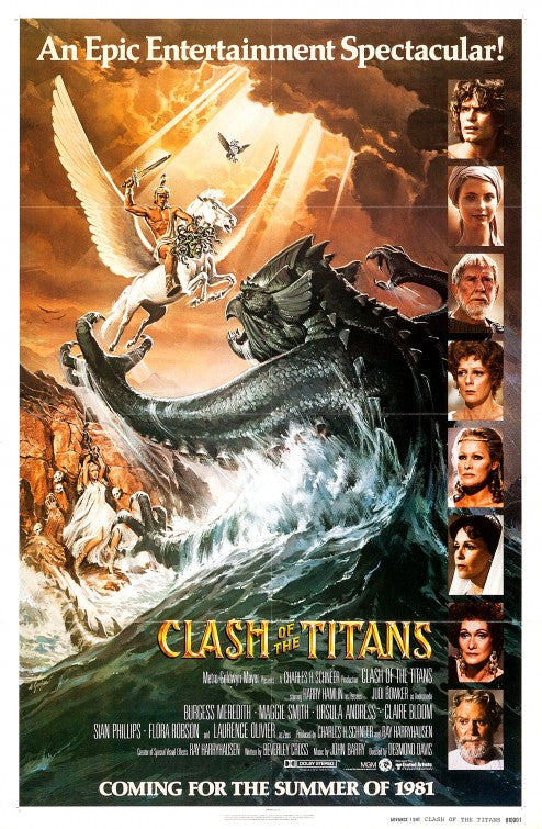 the movie poster: Clash of the Titans (1981) ver2