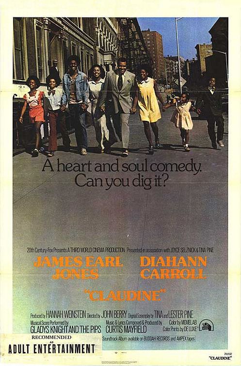 the movie poster: Claudine (1974)