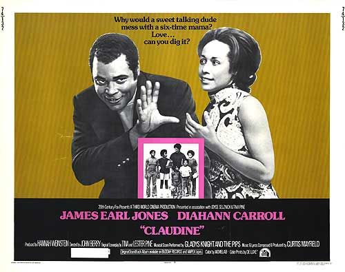 the movie poster: Claudine (1974) ver2