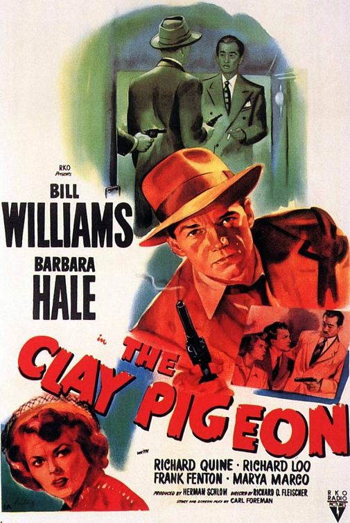 the movie poster: The Clay Pigeon (1949)