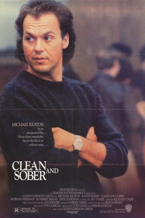 the movie poster: Clean and Sober (1988)