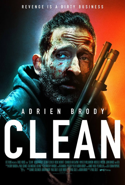 1000 piece jigsaw puzzle for the movie poster: Clean (2022)