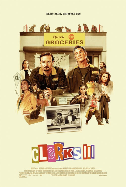1000 piece jigsaw puzzle for the movie poster: Clerks III (2022) ver6