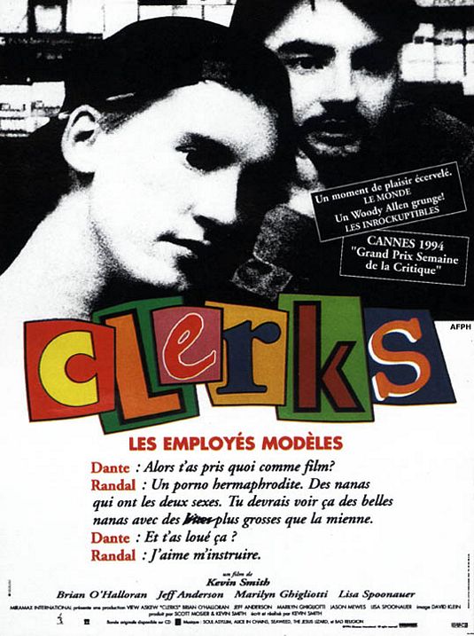 the movie poster: Clerks (1994) ver4