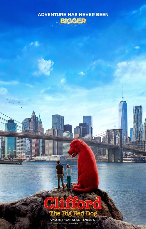 1000 piece jigsaw puzzle for the movie poster: Clifford the Big Red Dog (2021)