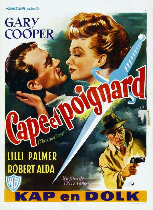 the movie poster: Cloak and Dagger (1946) ver2