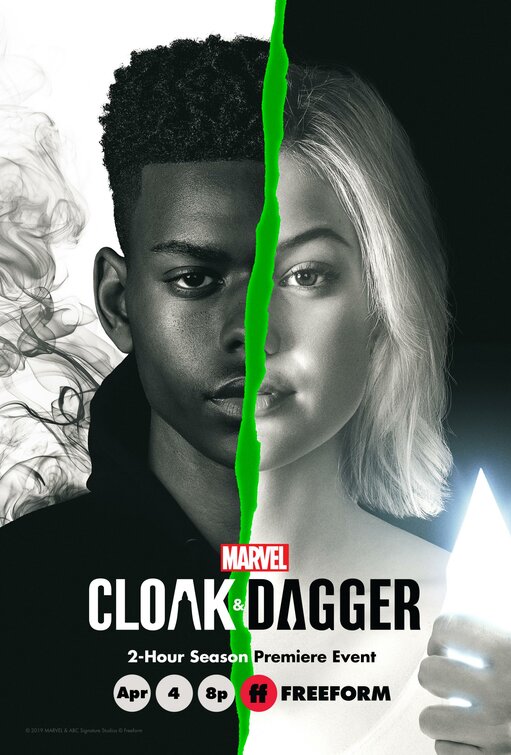 1000 piece jigsaw puzzle for tv poster: Cloak & Dagger, ver5