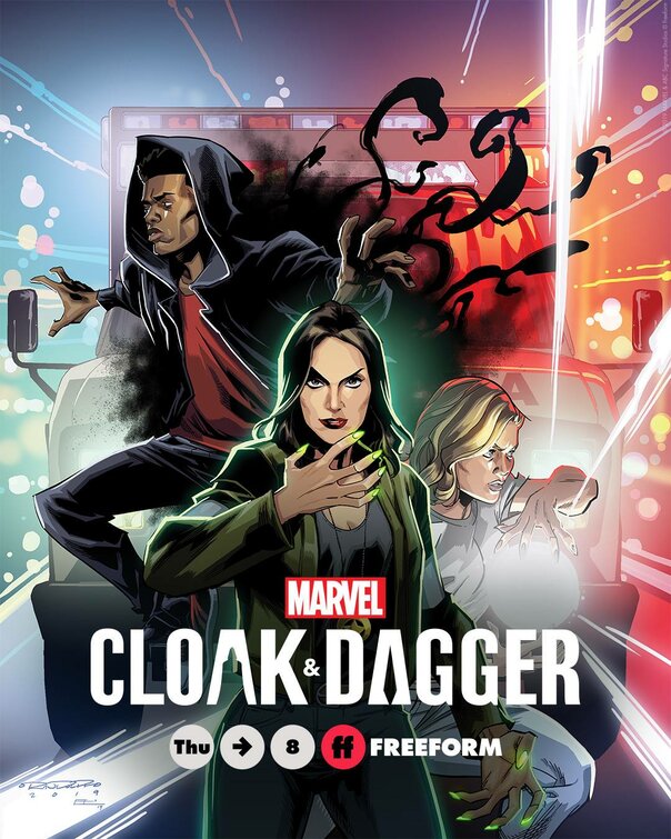1000 piece jigsaw puzzle for tv poster: Cloak & Dagger, ver8