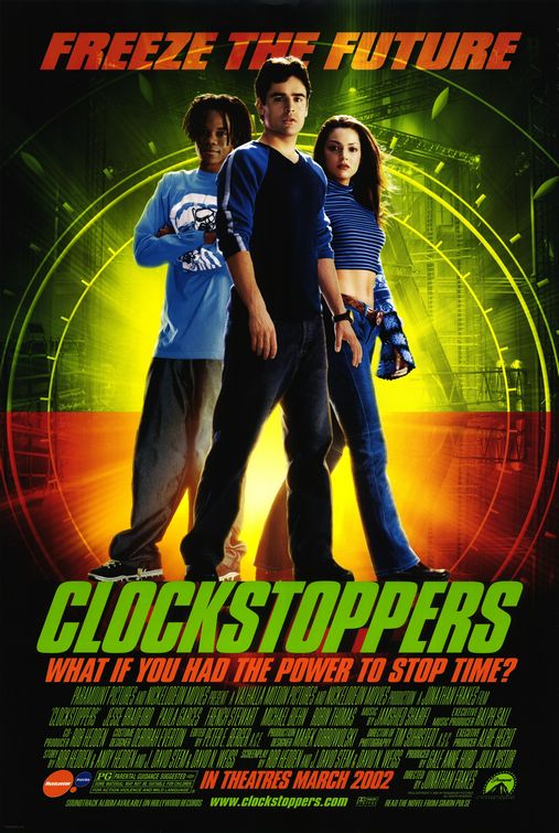 the movie poster: Clockstoppers (2002)