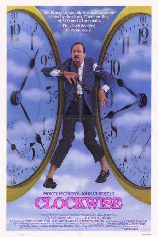 1000 piece jigsaw puzzle for the movie poster: Clockwise (1986)