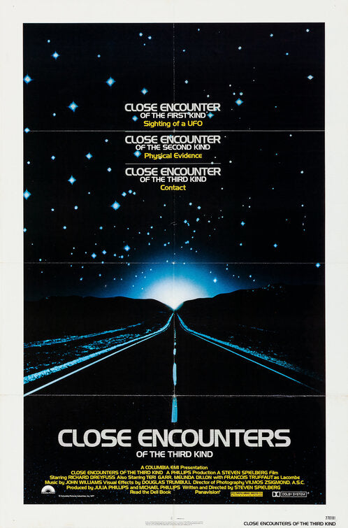 the movie poster: Close Encounters of the Third Kind (1977)