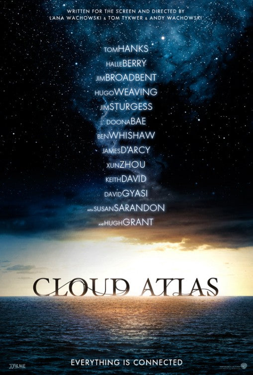 1000 piece jigsaw puzzle for the movie poster: Cloud Atlas (2012)