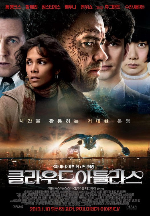1000 piece jigsaw puzzle for the movie poster: Cloud Atlas (2012) ver14
