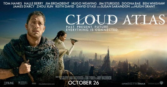 1000 piece jigsaw puzzle for the movie poster: Cloud Atlas (2012) ver4