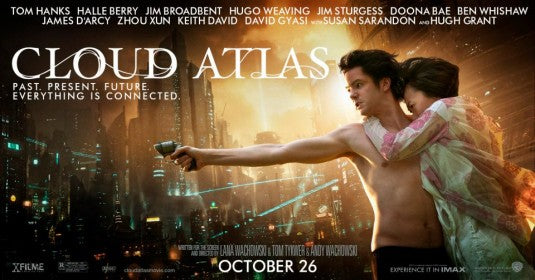 1000 piece jigsaw puzzle for the movie poster: Cloud Atlas (2012) ver5