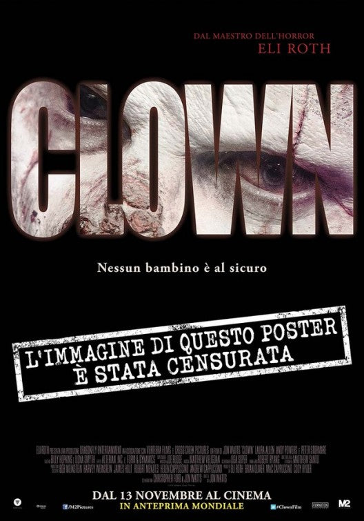 1000 piece jigsaw puzzle for the movie poster: Clown (2014) ver2
