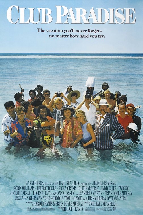 the movie poster: Club Paradise (1986)