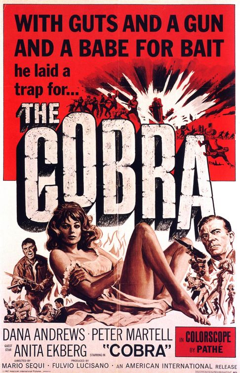 the movie poster: The Cobra (1968)