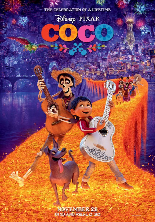 1000 piece jigsaw puzzle for the movie poster: Coco (2017) ver7