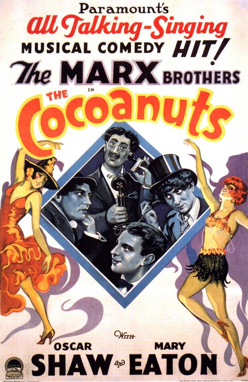 the movie poster: Cocoanuts (1929)