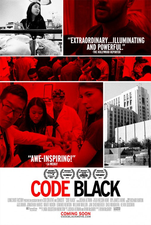 1000 piece jigsaw puzzle for the movie poster: Code Black (2014)