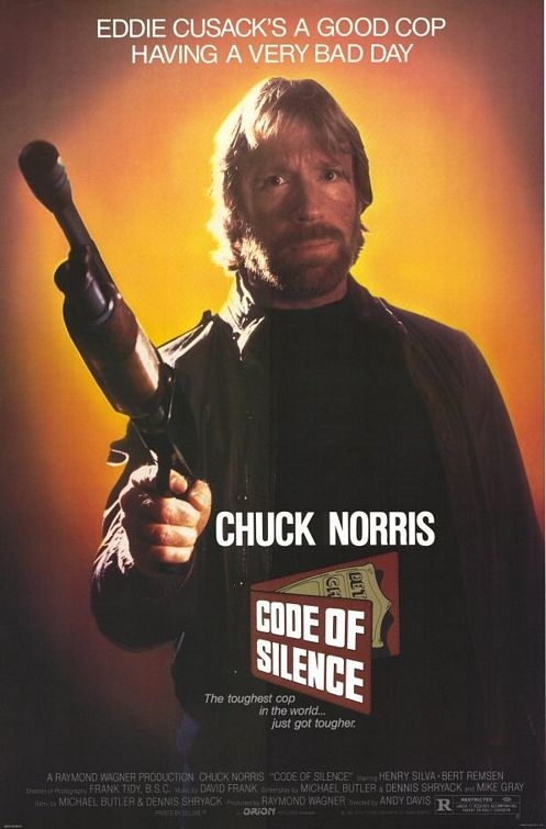 the movie poster: Code of Silence (1985)