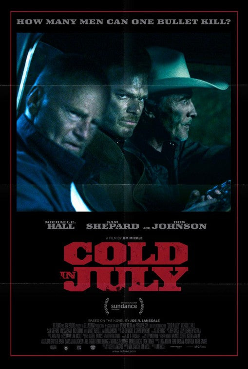 1000 piece jigsaw puzzle for the movie poster: Cold in July (2014)