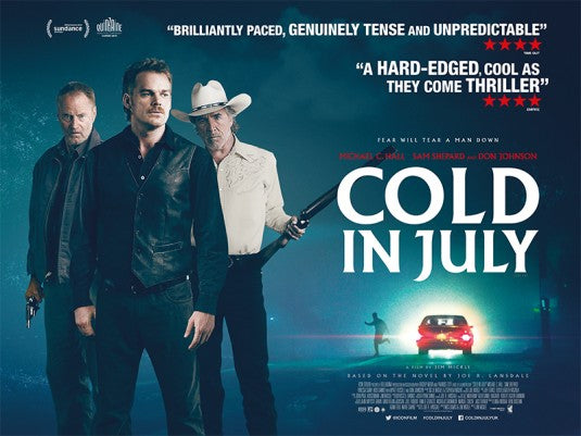 1000 piece jigsaw puzzle for the movie poster: Cold in July (2014) ver3
