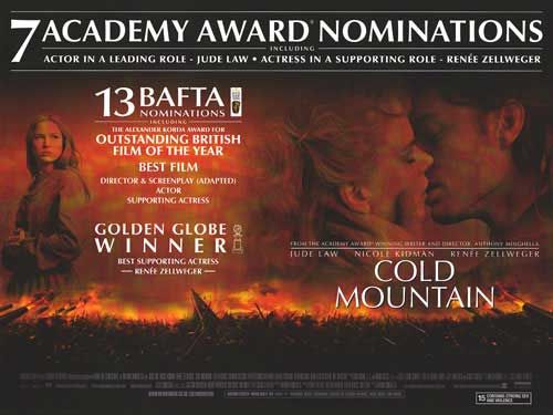 the movie poster: Cold Mountain (2003) ver5