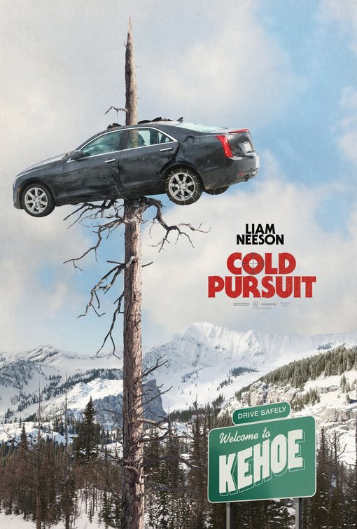 1000 piece jigsaw puzzle for the movie poster: Cold Pursuit (2019)