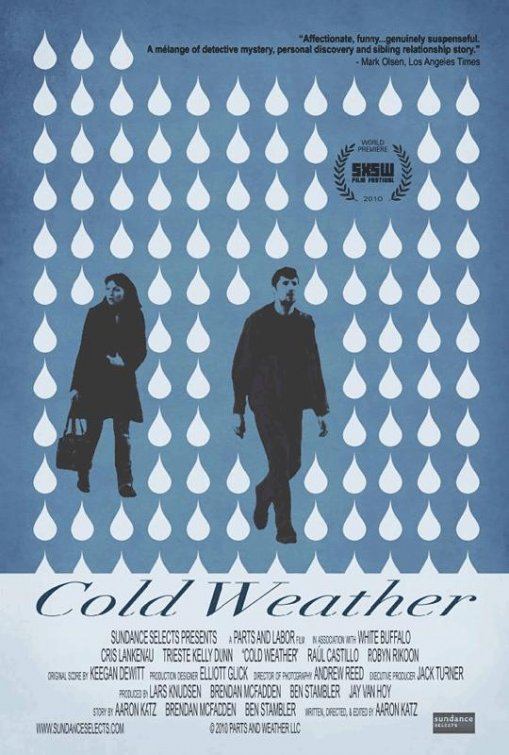1000 piece jigsaw puzzle for the movie poster: Cold Weather (2011)