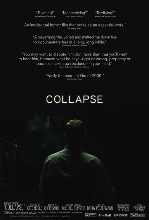 1000 piece jigsaw puzzle for the movie poster: Collapse (2009)